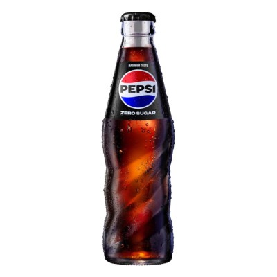 Gėrimas PEPSI MAX be cukraus stiklas, 200 ml